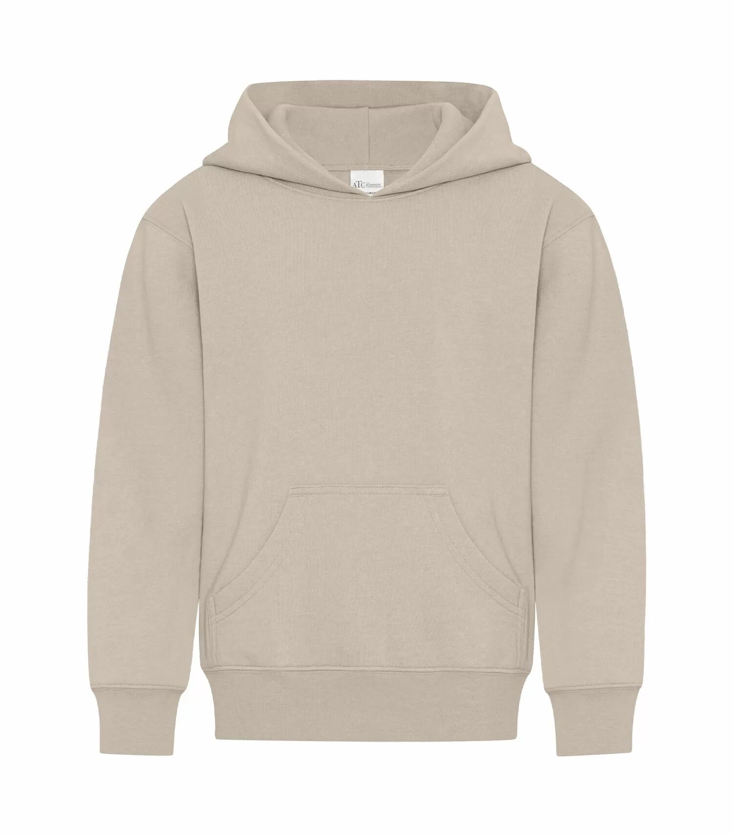 ATC Everyday Fleece Hooded Youth Sweatshirt in Sand
