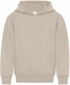 Am image of a Custom ATC Everyday Fleece Hooded Youth Sweatshirt in Sand!