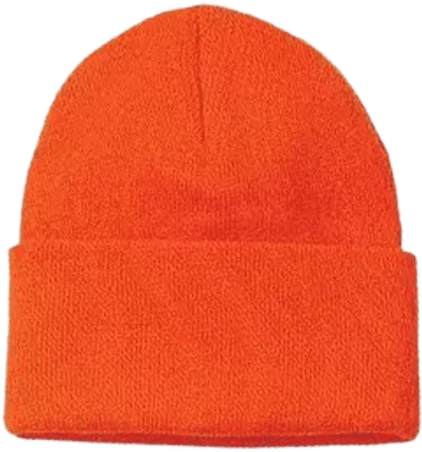 Am image of a Custom ATC Everyday Knit Cuff Toque in Orange!