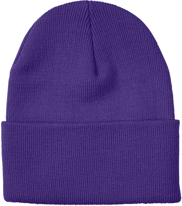 An image of a Custom ATC Everyday Knit Cuff Toque in Purple!