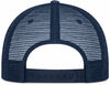 An image of a Custom ATC Everyday Snapback Trucker Cap in Navy/Navy!