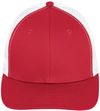 An image of a Custom ATC Everyday Snapback Trucker Cap in Red/White!