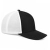 An image of a Custom ATC Flexfit® Trucker Mesh Cap in Black/White!
