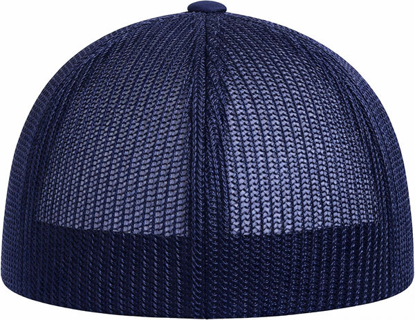 An image of a Custom ATC Flexfit® Trucker Mesh Cap in True Navy/True Navy!