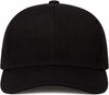 An image of a Custom ATC Flexfit 110 Cool and Dry Mini Pique Cap in Black!