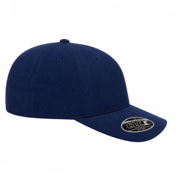 An image of a Custom ATC Flexfit 110 Cool and Dry Mini Pique Cap in Navy!