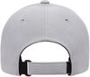 An image of a Custom ATC Flexfit 110 Cool and Dry Mini Pique Cap in SIlver!