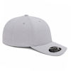 An image of a Custom ATC Flexfit 110 Cool and Dry Mini Pique Cap in SIlver!