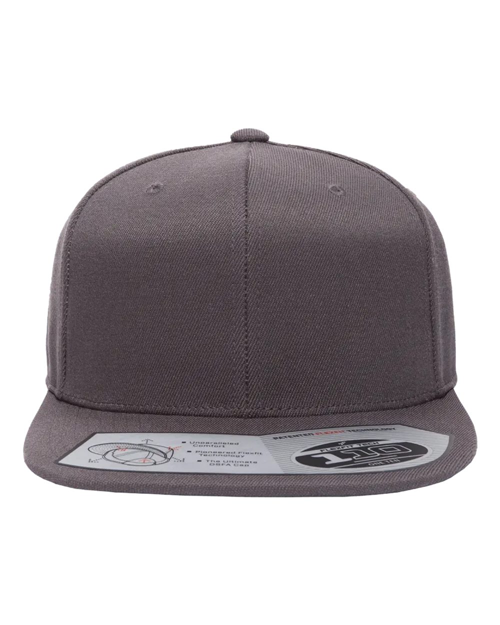 ATC Flexfit 110 Snapback Cap in Dark Grey