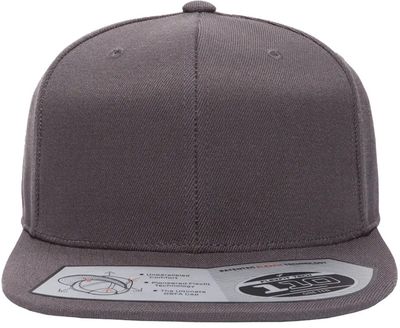 Am image of a Custom ATC Flexfit 110 Snapback Cap in Dark Grey!