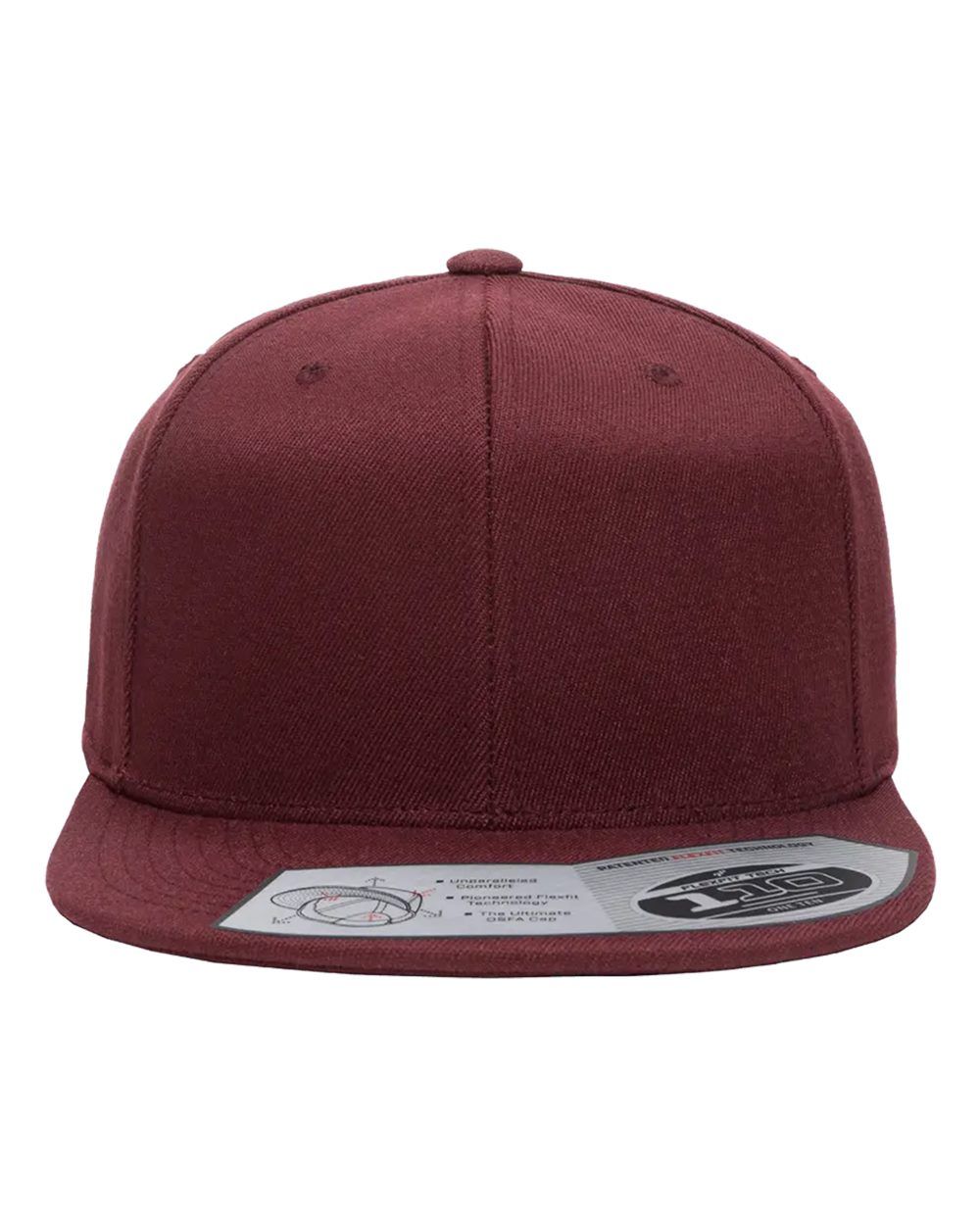 ATC Flexfit 110 Snapback Cap in Maroon