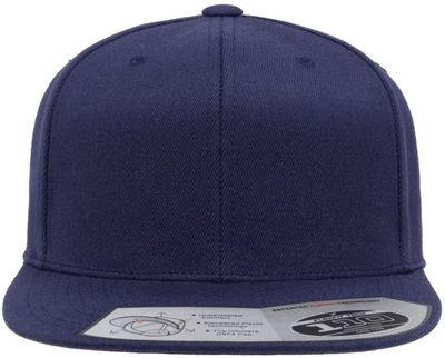 Am image of a Custom ATC Flexfit 110 Snapback Cap in Navy!