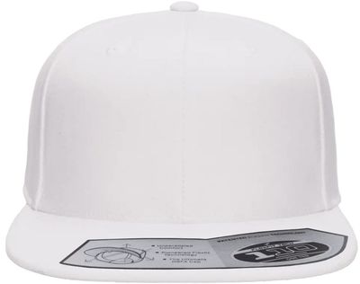 Am image of a Custom ATC Flexfit 110 Snapback Cap in White!