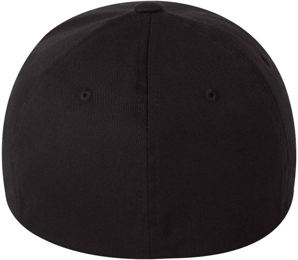 Am image of a Custom ATC Flexfit Wooly Combed Cap in Black!