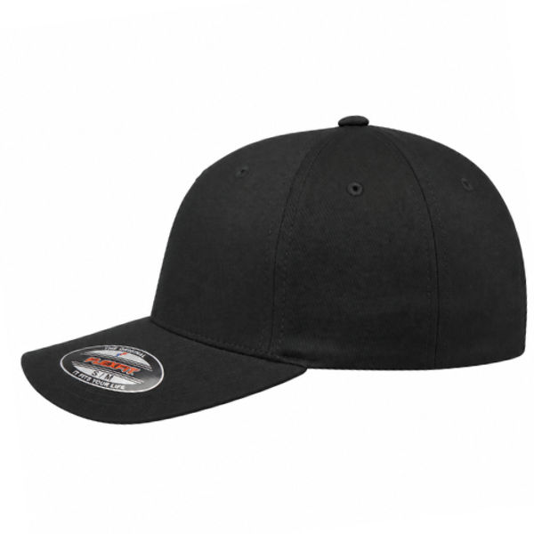 An image of a Custom ATC Flexfit Wooly Combed Cap in Black!