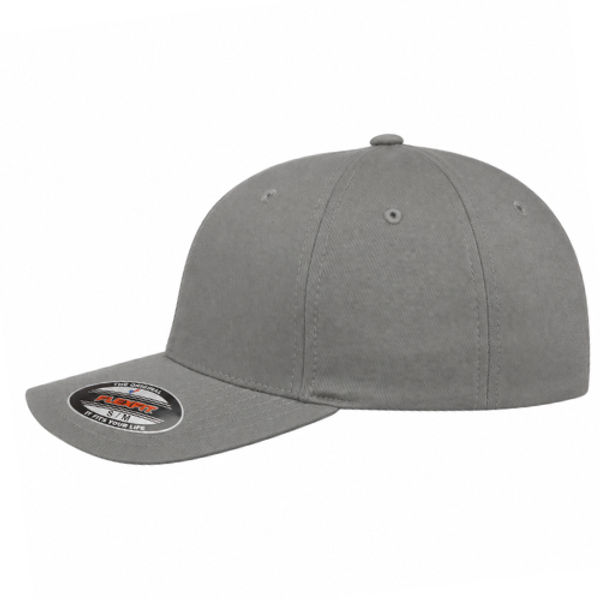 An image of a Custom ATC Flexfit Wooly Combed Cap in Grey!