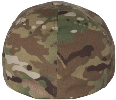 Am image of a Custom ATC Flexfit Wooly Combed Cap in MultiCam!