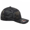 An image of a Custom ATC Flexfit Wooly Combed Cap in MultiCam Black!