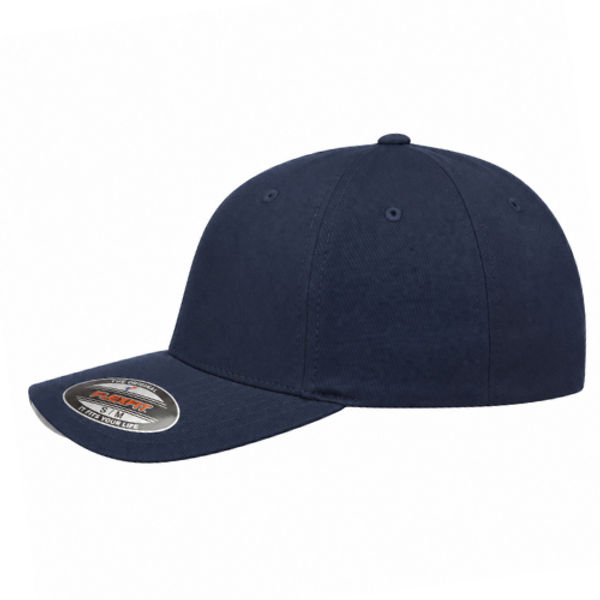 An image of a Custom ATC Flexfit Wooly Combed Cap in Navy!