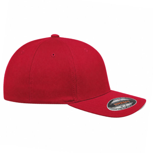 An image of a Custom ATC Flexfit Wooly Combed Cap in Red!