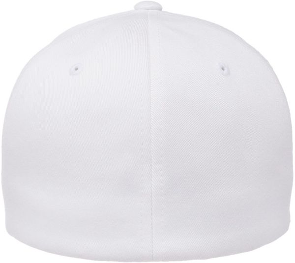 Am image of a Custom ATC Flexfit Wooly Combed Cap in White!