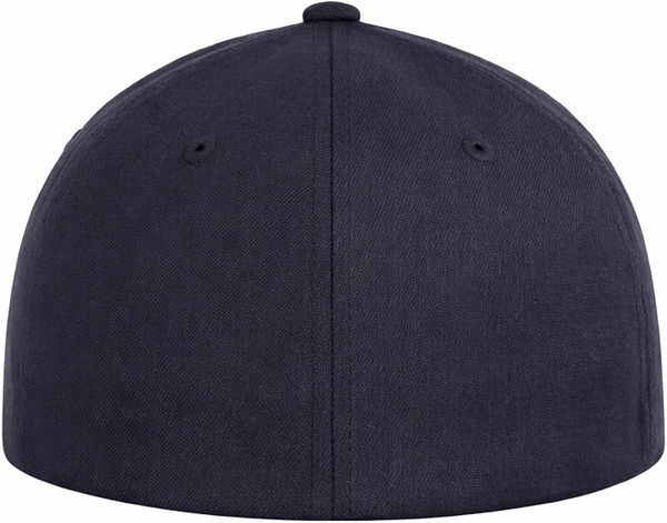 An image of a Custom ATC Flexfit Wool Blend Cap in Navy!