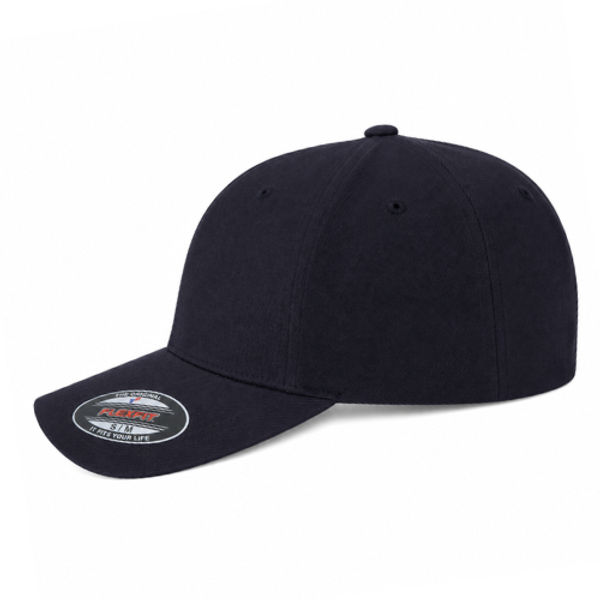 An image of a Custom ATC Flexfit Wool Blend Cap in Navy!