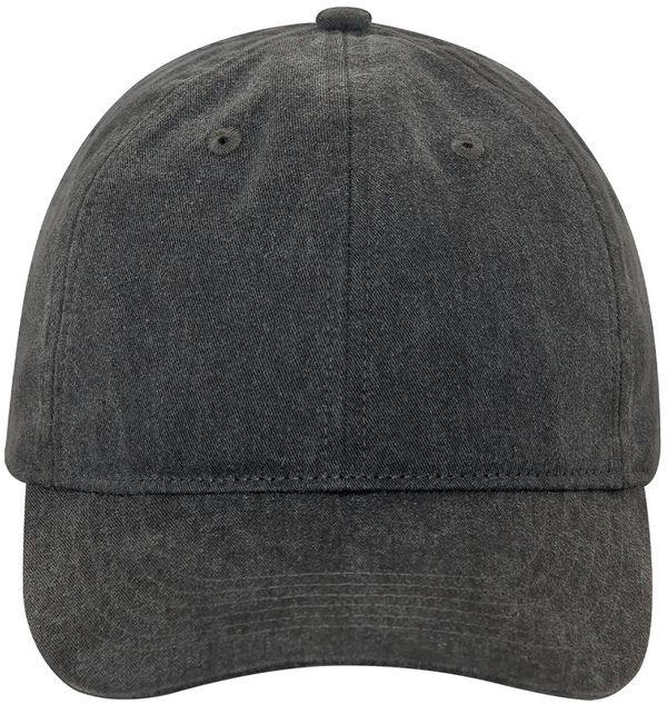 Am image of a Custom ATC Pigment Dyed Cap in Black!