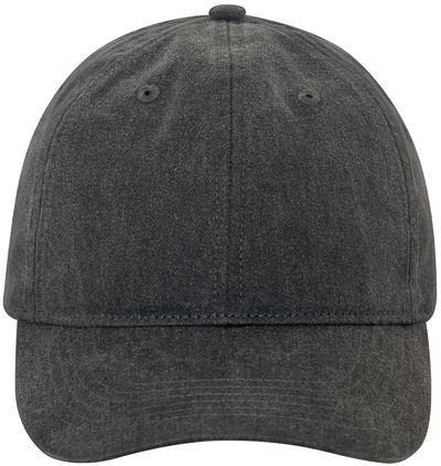 Am image of a Custom ATC Pigment Dyed Cap in Black!