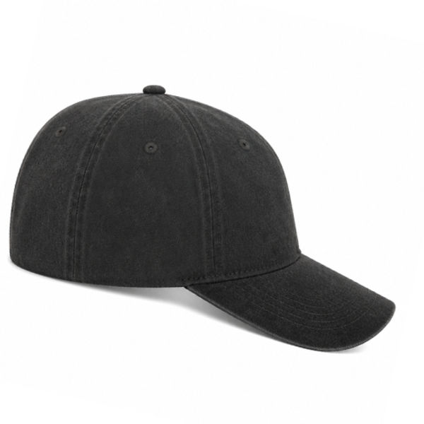 An image of a Custom ATC Pigment Dyed Cap in Black!