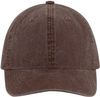 Am image of a Custom ATC Pigment Dyed Cap in Dark Brown!