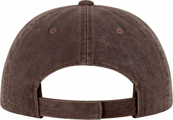 An image of a Custom ATC Pigment Dyed Cap in Dark Brown!