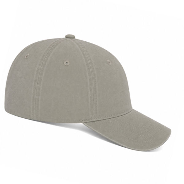 An image of a Custom ATC Pigment Dyed Cap in Khaki!