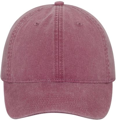 Am image of a Custom ATC Pigment Dyed Cap in Maroon!