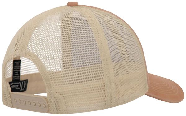 Am image of a Custom ATC Pigment Dyed Trucker Cap in Caramel/Creme!