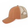 An image of a Custom ATC Pigment Dyed Trucker Cap in Caramel/Creme!