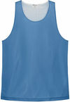 Am image of a Custom ATC Pro Club Reversible Mesh Tank Top in Carolina Blue/White!