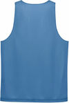 Am image of a Custom ATC Pro Club Reversible Mesh Tank Top in Carolina Blue/White!