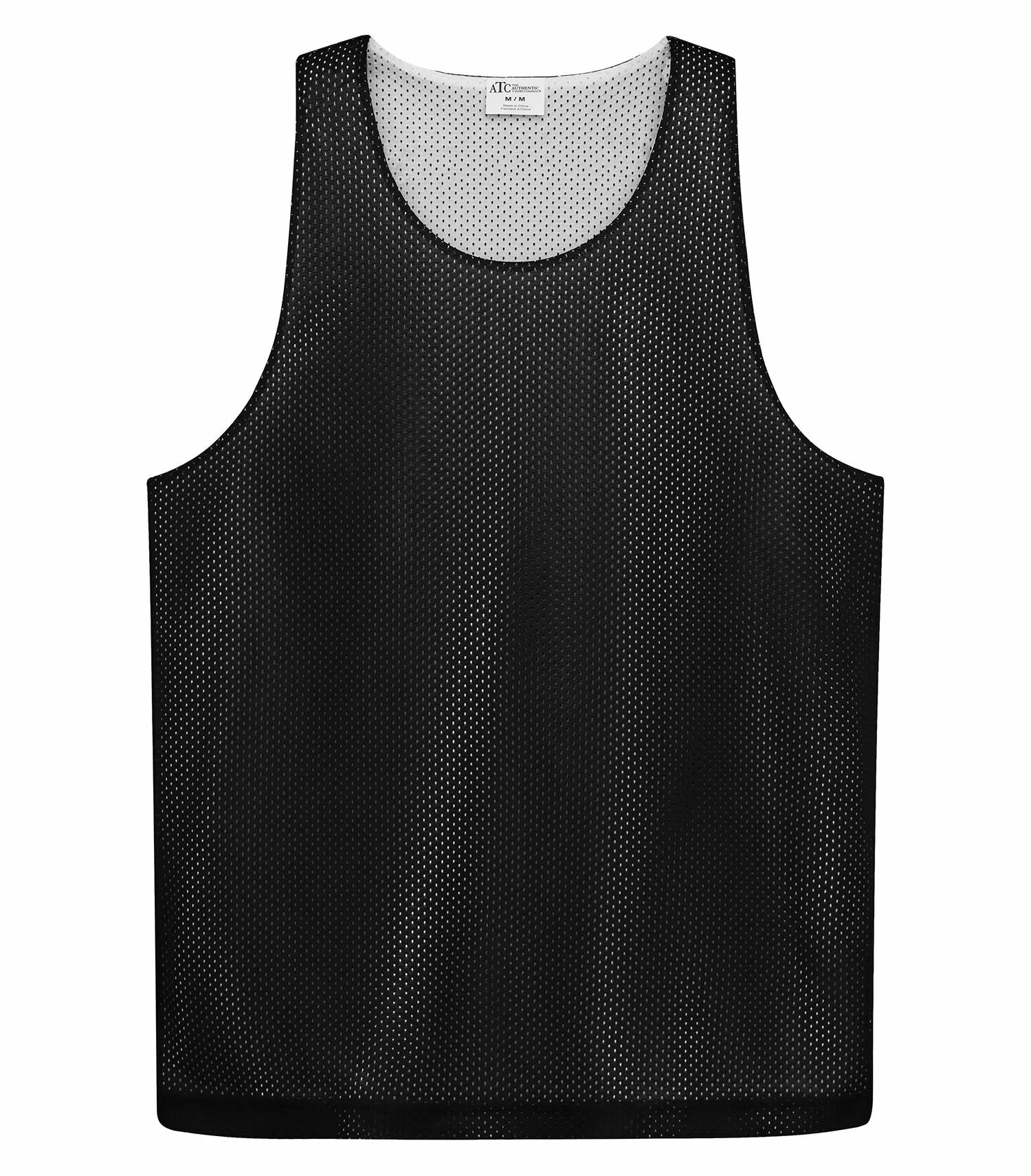 ATC Pro Club Reversible Mesh Youth Tank Top in Black/White