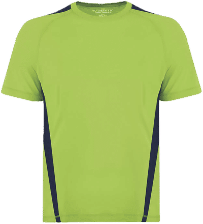 Am image of a Custom ATC Pro Team Home and Away Jersey in Lime/True Navy!