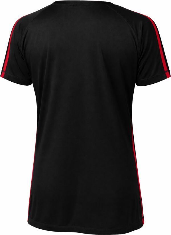An image of a Custom ATC Pro Team Home and Away Ladies Jersey in Black/True Red!