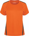 An image of a Custom ATC Pro Team Home and Away Ladies Jersey in Deep Orange/Black!