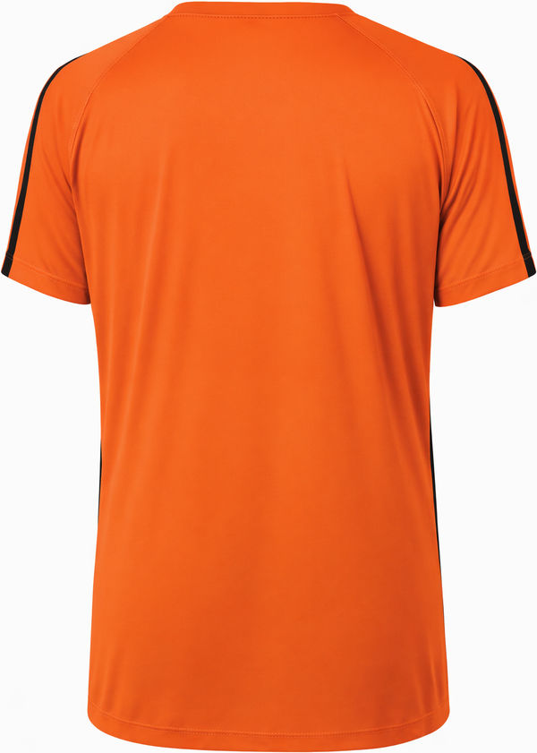 An image of a Custom ATC Pro Team Home and Away Ladies Jersey in Deep Orange/Black!