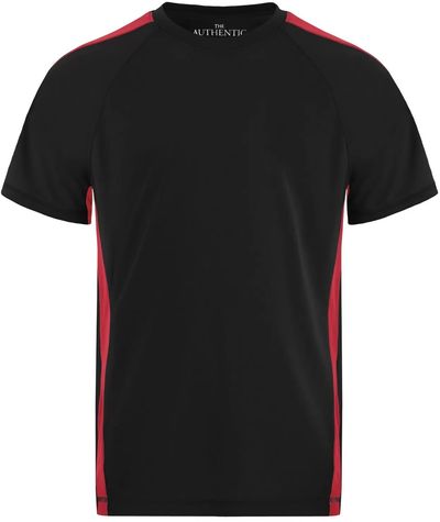 Am image of a Custom ATC Pro Team Home and Away Youth Jersey in Black/True Red!