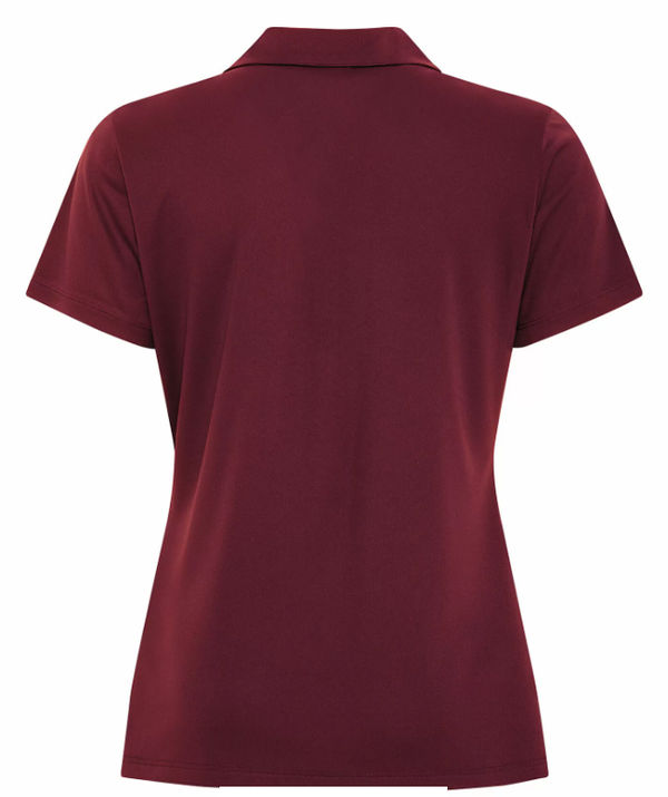An image of a Custom ATC Pro Team Ladies Sport Shirt in Maroon!