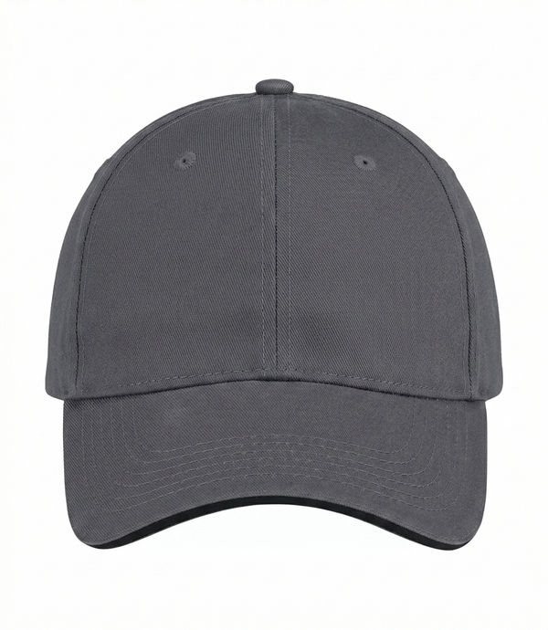 An image of a Custom ATC Sandwich Bill Cap in Coal Grey/Black!