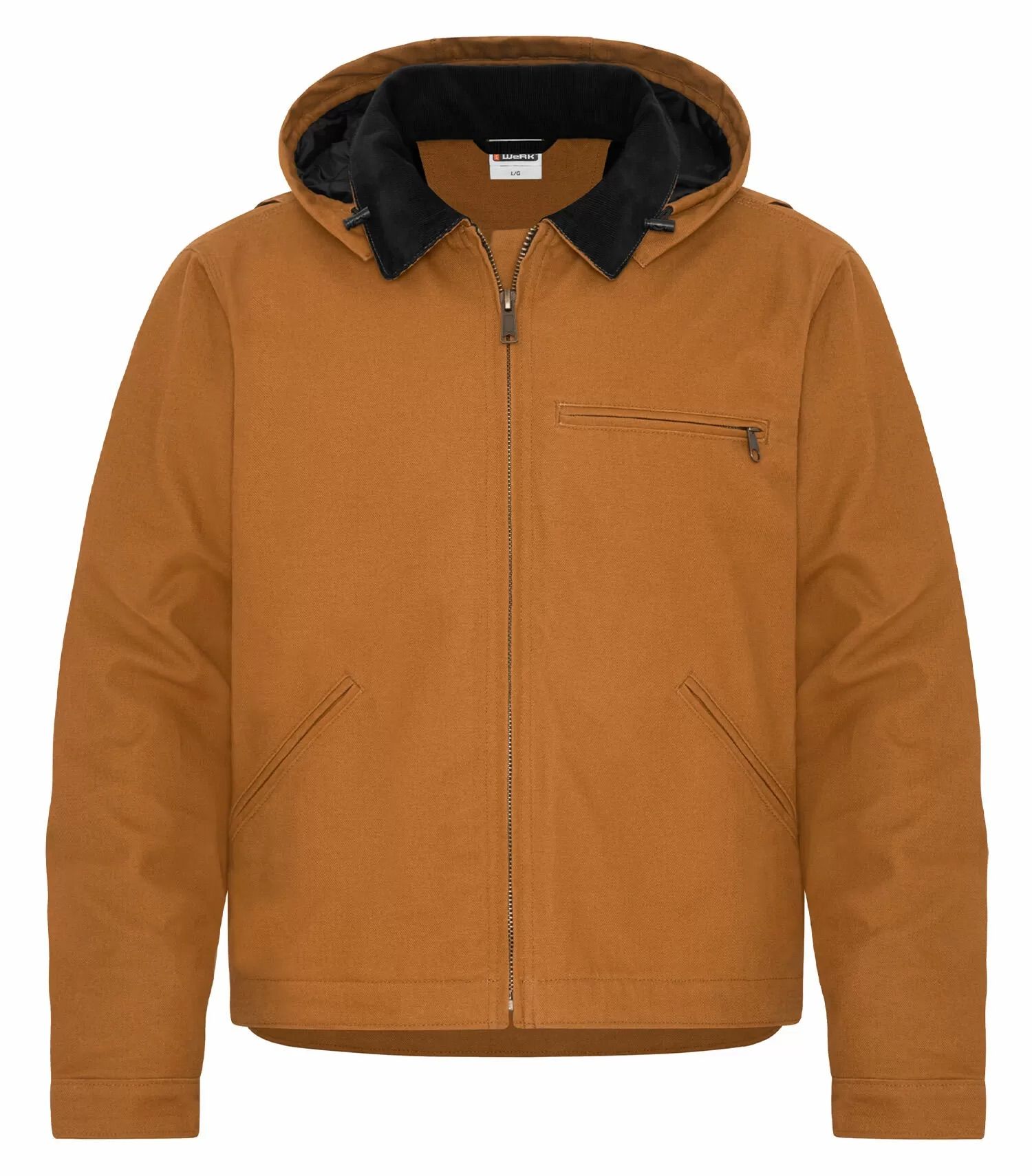 ATC Werk Fort Mac jacket with Detachable Hood in Caramel
