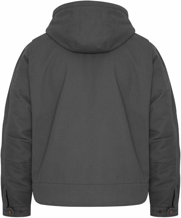 Am image of a Custom ATC Werk Fort Mac jacket with Detachable Hood in Grey!