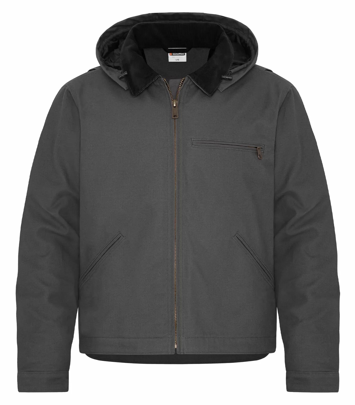 ATC Werk Fort Mac jacket with Detachable Hood in Grey