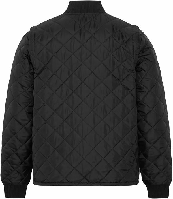 Am image of a Custom ATC Werk Quilted Freezer Jacket in Black!